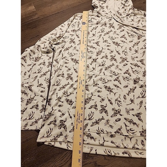 Columbia Men's XL LS Wild Cast Camp Hoodie Omni-Shade - NWT Tan - Picture 5 of 6